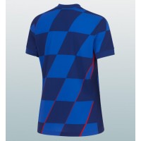 Camisa de Futebol Croácia Equipamento Secundário Mulheres Europeu 2024 Manga Curta